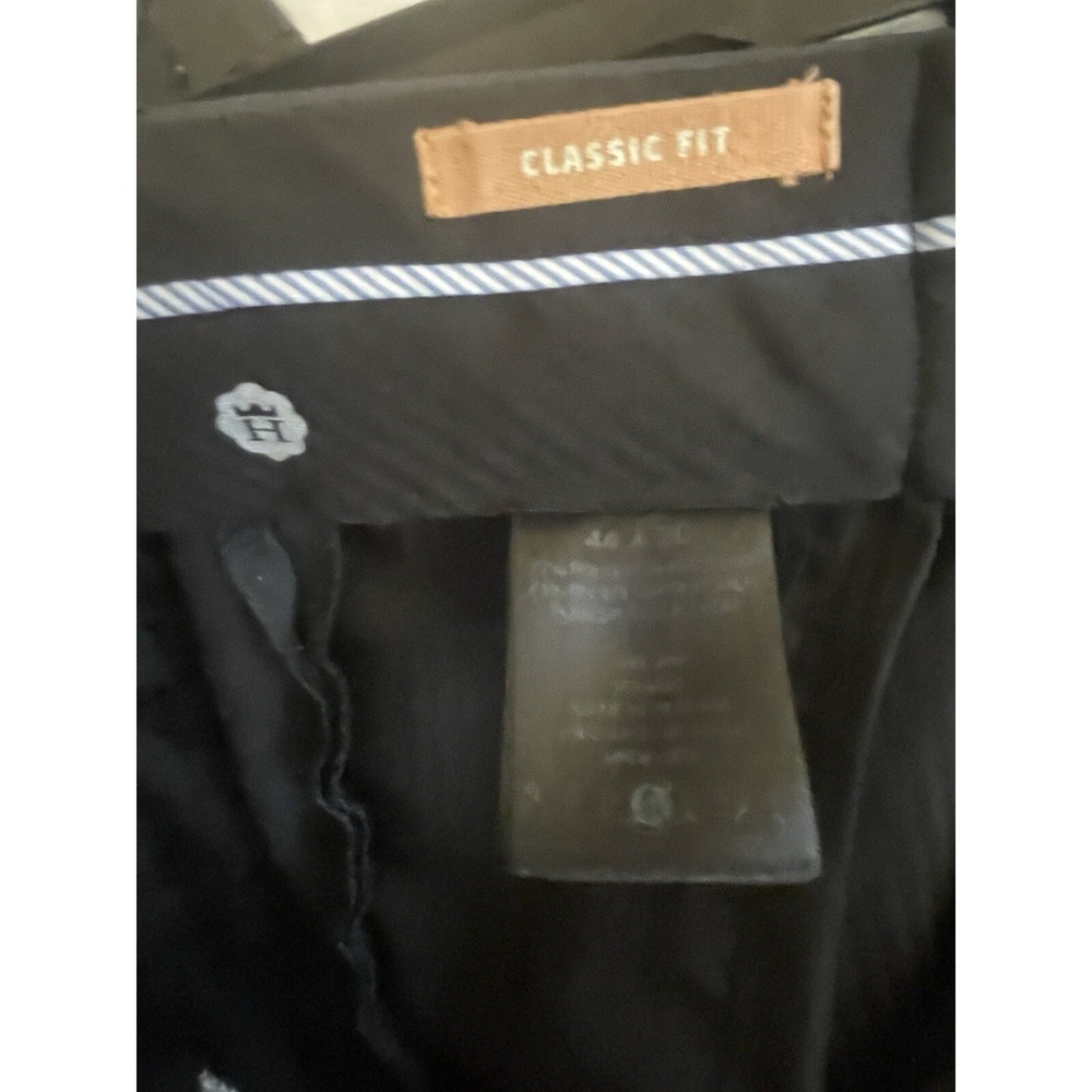 Haggar‎ Clothing Men's Classic Fit 44 30 Dark Gray Dress Pants - Picture 3 of 4